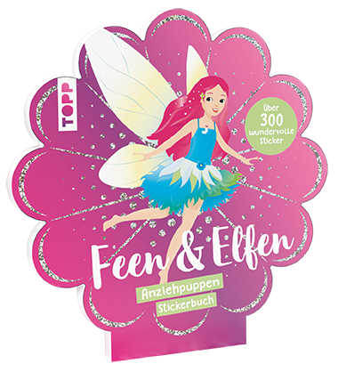 Anziehpuppen-Stickerbuch: Feen